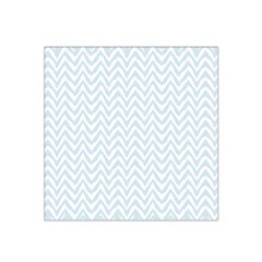 Chevrons Bleu Clair/blanc Satin Bandana Scarf by kcreatif