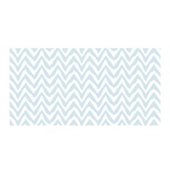 Chevrons Bleu Clair/blanc Satin Wrap by kcreatif