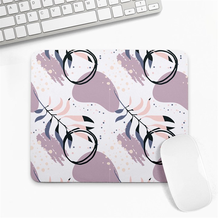 Tropical Floral Pattern Large Mousepads