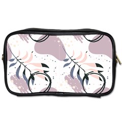 Tropical Floral Pattern Toiletries Bag (one Side) by designsbymallika