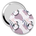 Tropical Floral Pattern 3  Handbag Mirrors Front