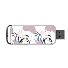 Tropical Floral Pattern Portable Usb Flash (one Side) by designsbymallika