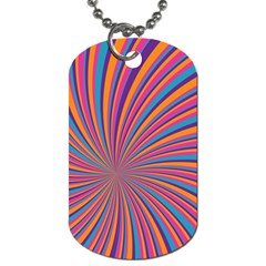 Psychedelic Groovy Pattern 2 Dog Tag (Two Sides)