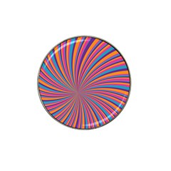 Psychedelic Groovy Pattern 2 Hat Clip Ball Marker (4 Pack) by designsbymallika