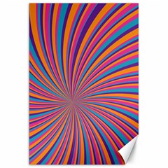 Psychedelic Groovy Pattern 2 Canvas 20  X 30  by designsbymallika