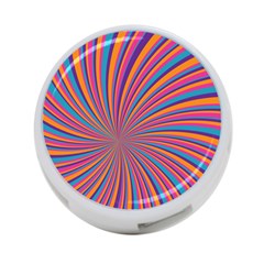 Psychedelic Groovy Pattern 2 4-Port USB Hub (Two Sides)