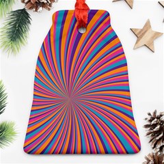 Psychedelic Groovy Pattern 2 Bell Ornament (Two Sides)