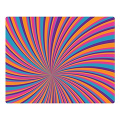 Psychedelic Groovy Pattern 2 Double Sided Flano Blanket (large)  by designsbymallika