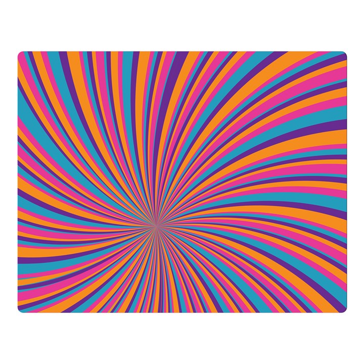 Psychedelic Groovy Pattern 2 Double Sided Flano Blanket (Large) 