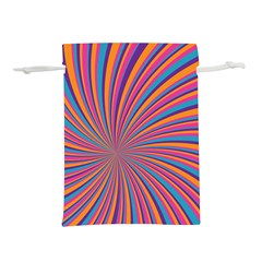 Psychedelic Groovy Pattern 2 Lightweight Drawstring Pouch (l) by designsbymallika