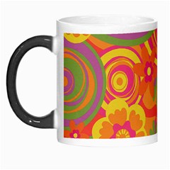 Geometric Floral Pattern Morph Mugs by designsbymallika