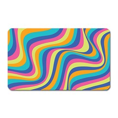 Psychedelic Groocy Pattern Magnet (rectangular) by designsbymallika