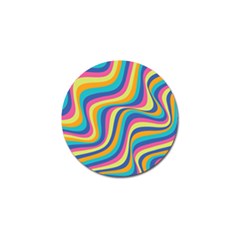 Psychedelic Groocy Pattern Golf Ball Marker by designsbymallika