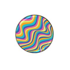 Psychedelic Groocy Pattern Hat Clip Ball Marker (10 Pack) by designsbymallika