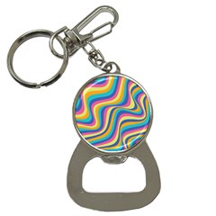 Psychedelic Groocy Pattern Bottle Opener Key Chain by designsbymallika