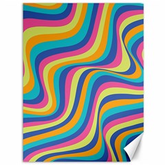 Psychedelic Groocy Pattern Canvas 36  X 48  by designsbymallika