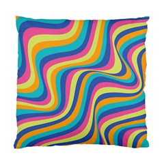 Psychedelic Groocy Pattern Standard Cushion Case (one Side) by designsbymallika