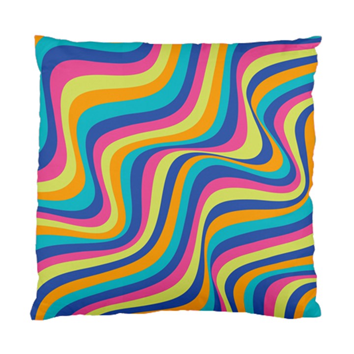 Psychedelic Groocy Pattern Standard Cushion Case (Two Sides)