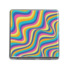 Psychedelic Groocy Pattern Memory Card Reader (square 5 Slot) by designsbymallika