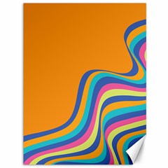 Psychedelic-groovy-pattern Canvas 36  X 48  by designsbymallika