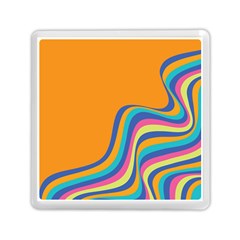 Psychedelic-groovy-pattern Memory Card Reader (square) by designsbymallika