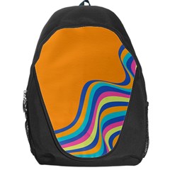 Psychedelic-groovy-pattern Backpack Bag by designsbymallika