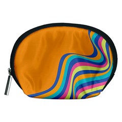 Psychedelic-groovy-pattern Accessory Pouch (medium) by designsbymallika