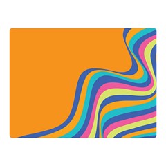 Psychedelic-groovy-pattern Double Sided Flano Blanket (mini)  by designsbymallika