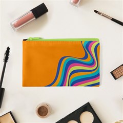 Psychedelic-groovy-pattern Cosmetic Bag (xs) by designsbymallika