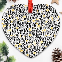 Alphabets Love Ornament (heart) by designsbymallika