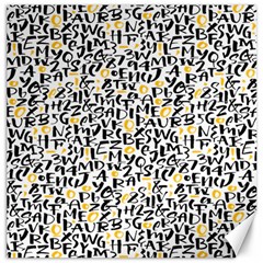 Alphabets Love Canvas 12  X 12  by designsbymallika