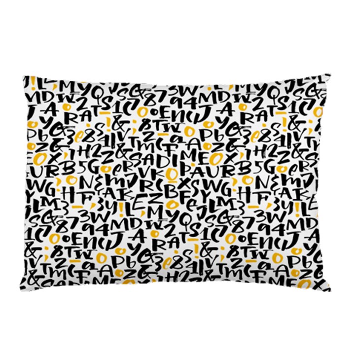 Alphabets Love Pillow Case