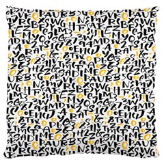 Alphabets Love Standard Flano Cushion Case (one Side) by designsbymallika