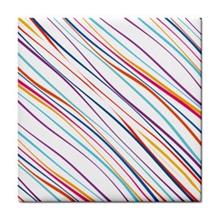 Beautiful Stripes Tile Coaster