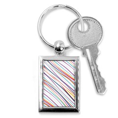 Beautiful Stripes Key Chain (Rectangle)