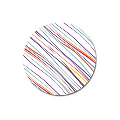 Beautiful Stripes Magnet 3  (Round)