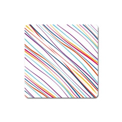 Beautiful Stripes Square Magnet