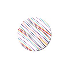 Beautiful Stripes Golf Ball Marker