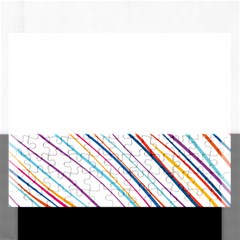 Beautiful Stripes Rectangular Jigsaw Puzzl