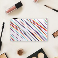 Beautiful Stripes Cosmetic Bag (small) by designsbymallika