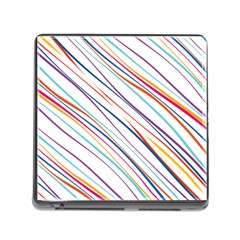 Beautiful Stripes Memory Card Reader (square 5 Slot) by designsbymallika