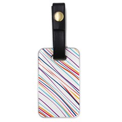 Beautiful Stripes Luggage Tag (one side)