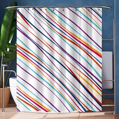 Beautiful Stripes Shower Curtain 60  x 72  (Medium) 