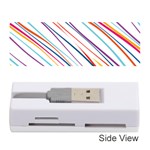 Beautiful Stripes Memory Card Reader (Stick) Front