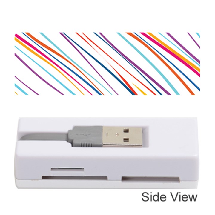 Beautiful Stripes Memory Card Reader (Stick)