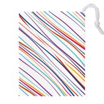 Beautiful Stripes Drawstring Pouch (5XL) Front