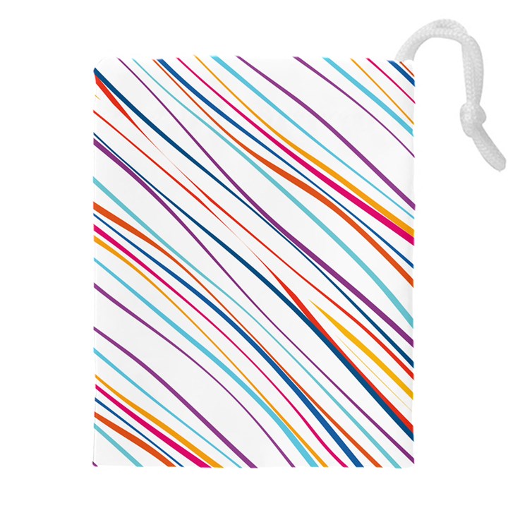 Beautiful Stripes Drawstring Pouch (5XL)