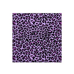 Pattern Leopard Purple Fur Satin Bandana Scarf by JustToWear