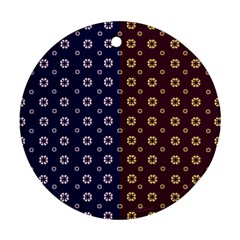 Baatik Print Ornament (round)