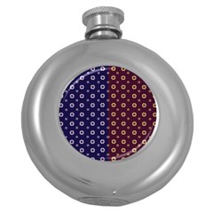 Baatik Print Round Hip Flask (5 Oz) by designsbymallika